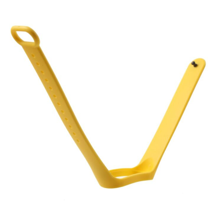 Ремінець Deexe Soft Touch для Xiaomi Mi Band 3 - Yellow: фото 4 з 6