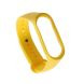 Ремінець Deexe Soft Touch для Xiaomi Mi Band 3 - Yellow (149702Y). Фото 1 з 6