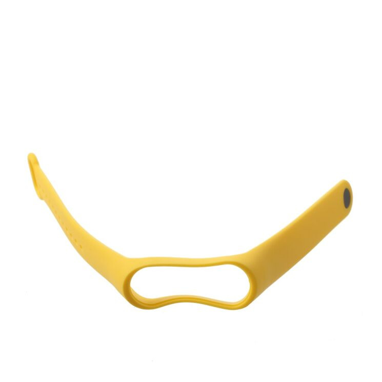 Ремінець Deexe Soft Touch для Xiaomi Mi Band 3 - Yellow: фото 5 з 6