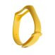 Ремінець Deexe Soft Touch для Xiaomi Mi Band 3 - Yellow (149702Y). Фото 2 з 6