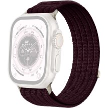 Ремешок Deexe Soft Weave для Apple Watch 49 / 46 / 45 / 44 / SE 44 / 42 (Series 1-3) / Ultra / Ultra 2 / Ultra 3 - Smoky Purple: фото 1 из 5