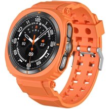 Ремешок Deexe Solid Color для Samsung Galaxy Watch Ultra (47mm) - Orange: фото 1 из 8