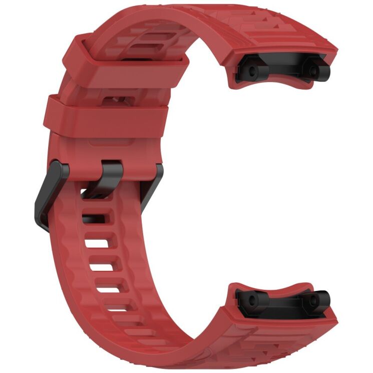 Ремінець Deexe Sport Series для Xiaomi Amazfit T-ReX 3 - Red: фото 3 з 9