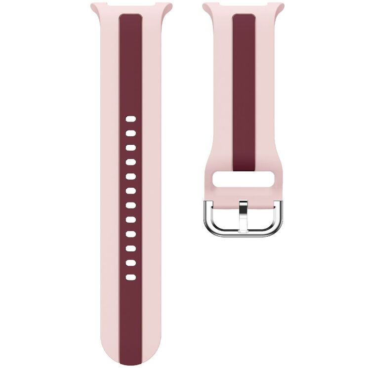 Ремешок Deexe Sport Strap для Samsung Galaxy Watch 8 (40/44mm) / 8 Classic - Pink / Wine Red (384178PW) Ремешок Deexe Sport Strap для Samsung Galaxy Watch 8 (40/44mm) / 8 Classic - Pink / Wine Red: фото 5 из 6