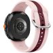 Ремешок Deexe Sport Strap для Samsung Galaxy Watch 8 (40/44mm) / 8 Classic - Pink / Wine Red (384178PW). Фото 1 из 6