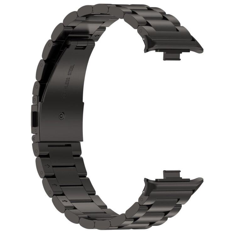 Ремінець Deexe Stainless Steel для Xiaomi Redmi Watch 4 / Mi Smart Band 8 Pro / Band 9 Pro - Black: фото 3 з 8