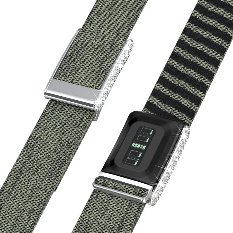 Ремешок для часов Deexe Shiny Strap для WHOOP 5.0 - Grey Green (403108HG) Ремешок для часов Deexe Shiny Strap для WHOOP 5.0 - Grey Green: фото 3 из 6