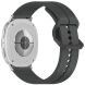 Ремешок KALEBOL Groove Design для Samsung Galaxy Watch 8 (40/44mm) / 8 Classic - Dark Grey (384143DH). Фото 1 из 5