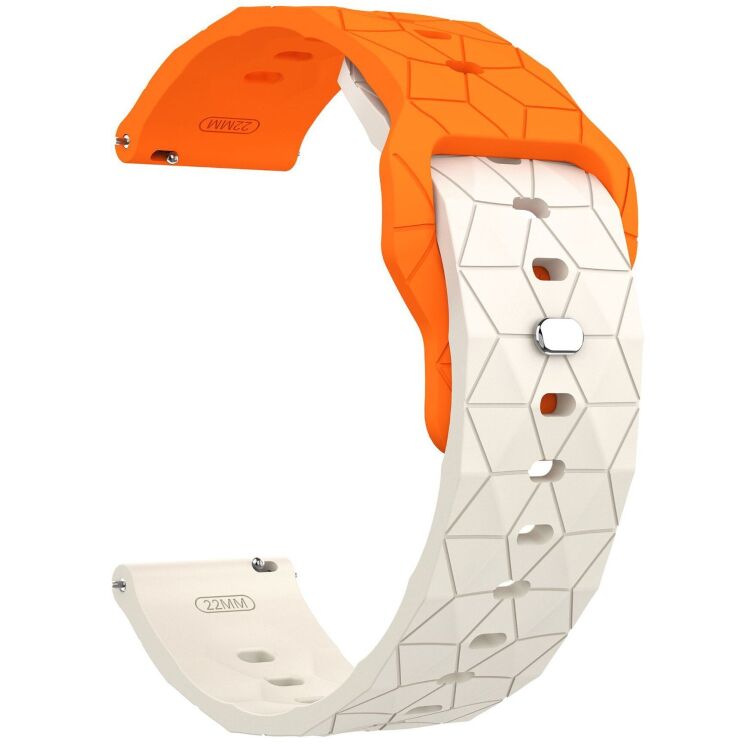 Ремінець Reframe Hexa Grip для годинників з шириною кріплення 22 мм - Orange / White (895550WO) Ремінець Reframe Hexa Grip для годинників з шириною кріплення 22 мм - Orange / White: фото 3 з 4