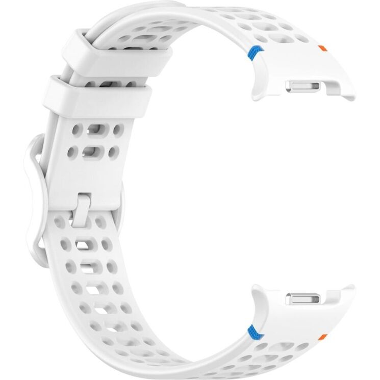 Ремінець Reframe Holes Design для Samsung Galaxy Watch 8 (40/44mm) / 8 Classic - White: фото 4 з 7