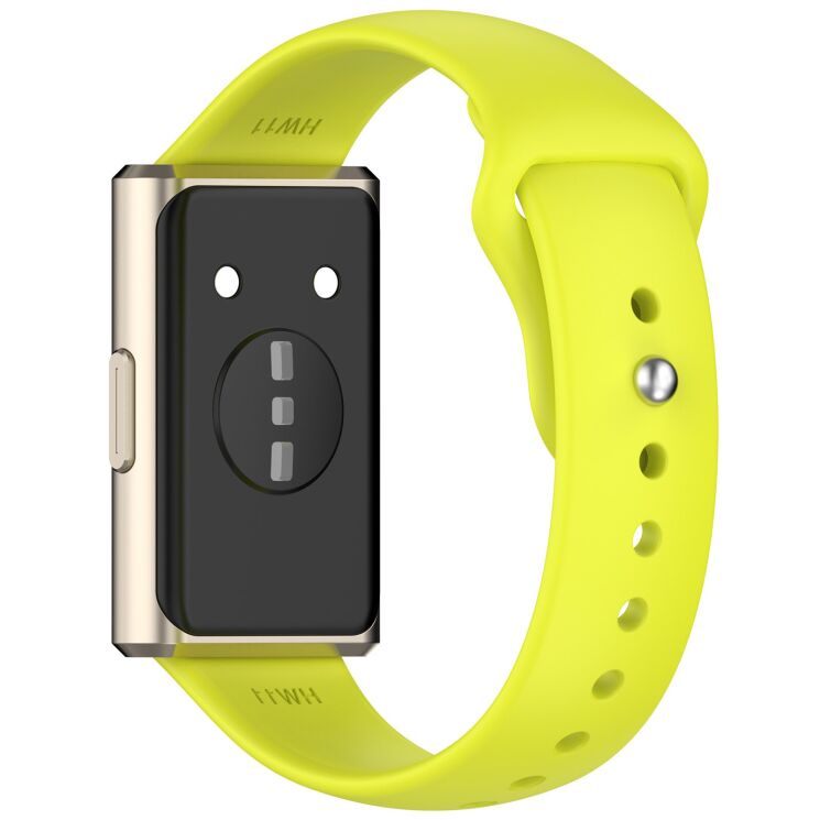 Ремешок UniCase Original Style для Huawei Band 11 Pro / Band 11 - Yellowgreen (410605YG) Ремешок UniCase Original Style для Huawei Band 11 Pro / Band 11 - Yellowgreen: фото 1 из 7