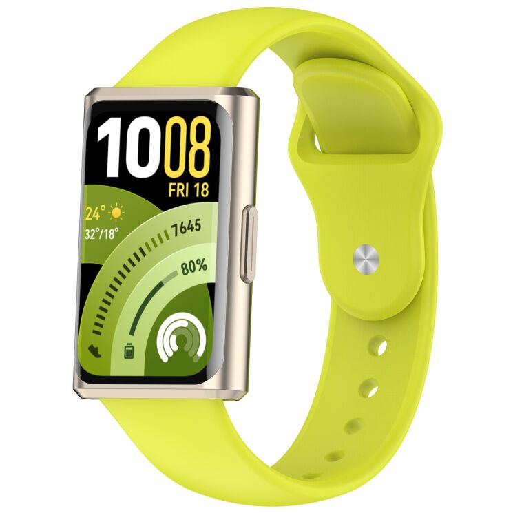 Ремешок UniCase Original Style для Huawei Band 11 Pro / Band 11 - Yellowgreen (410605YG) Ремешок UniCase Original Style для Huawei Band 11 Pro / Band 11 - Yellowgreen: фото 4 из 7