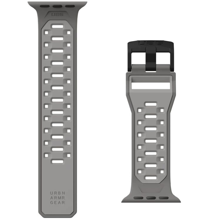 Ремешок URBAN ARMOR GEAR (UAG) Civilian (FW) для Apple Watch 46 / 44 / SE 44 / 45 / Ultra / Ultra 2 (49mm) 194002113636 - Titanium: фото 5 из 10