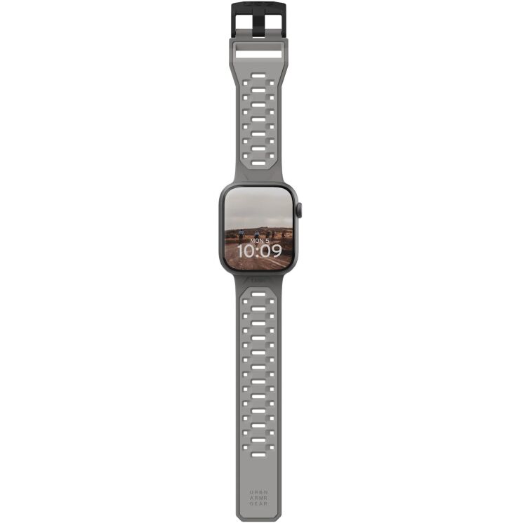 Ремешок URBAN ARMOR GEAR (UAG) Civilian (FW) для Apple Watch 46 / 44 / SE 44 / 45 / Ultra / Ultra 2 (49mm) 194002113636 - Titanium: фото 7 из 10