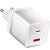 Мережевий зарядний пристрій ESSAGER 70W GaN Type-C + USB (EZCT70-YQB02-Z) - White: фото 1 з 19