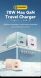 Мережевий зарядний пристрій ESSAGER 70W GaN Type-C + USB (EZCT70-YQB02-Z) - White (960158W). Фото 3 з 19