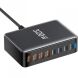 Сетевое зарядное устройство ESSAGER Engine 320W (4Type-C + 4USB) EZC320W-QJB0G-Z - Black (995677B). Фото 3 из 11