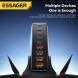 Сетевое зарядное устройство ESSAGER Engine 320W (4Type-C + 4USB) EZC320W-QJB0G-Z - Black (995677B). Фото 8 из 11