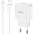 Сетевое зарядное устройство Hoco C106A 10.5W + кабель Lightning - White: фото 1 из 9