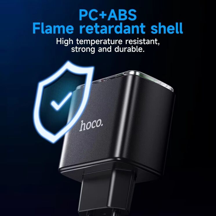 Сетевое зарядное устройство Hoco CS43A 45W (2C) - Black: фото 9 из 9