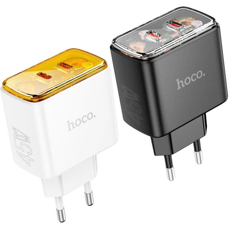 Сетевое зарядное устройство Hoco CS43A 45W (2C) - Black: фото 6 из 9