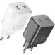Сетевое зарядное устройство Hoco N42 Elogiado 2C PD45W + кабель Type-C to Type-C - White (346155W). Фото 8 из 11