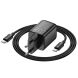 Сетевое зарядное устройство Hoco N53 Monsoon PD30W+QC3.0 + кабель Type-C to Type-C - Black (960121B). Фото 3 из 6