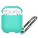 Силиконовый чехол Deexe Defender Case для Apple AirPods 1 / 2 - Mint Green (204520J). Фото 1 из 4