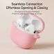 Силіконовий чохол Deexe Silicone Case (FH) для Xiaomi Redmi Buds 8 Active - Light Pink (410001LP). Фото 2 з 11