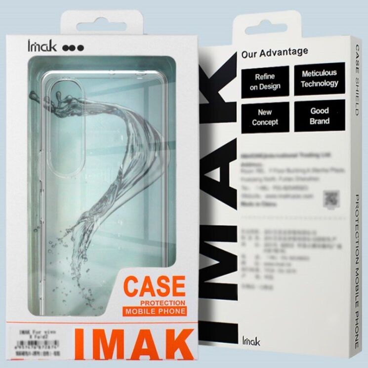 Силиконовый чехол IMAK UX-10 Series для Motorola Moto G05 - Transparent: фото 6 из 6