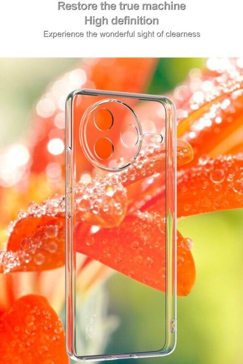 Силиконовый чехол IMAK UX-5 Series для Xiaomi Poco F7 Pro - Transparent: фото 8 из 10