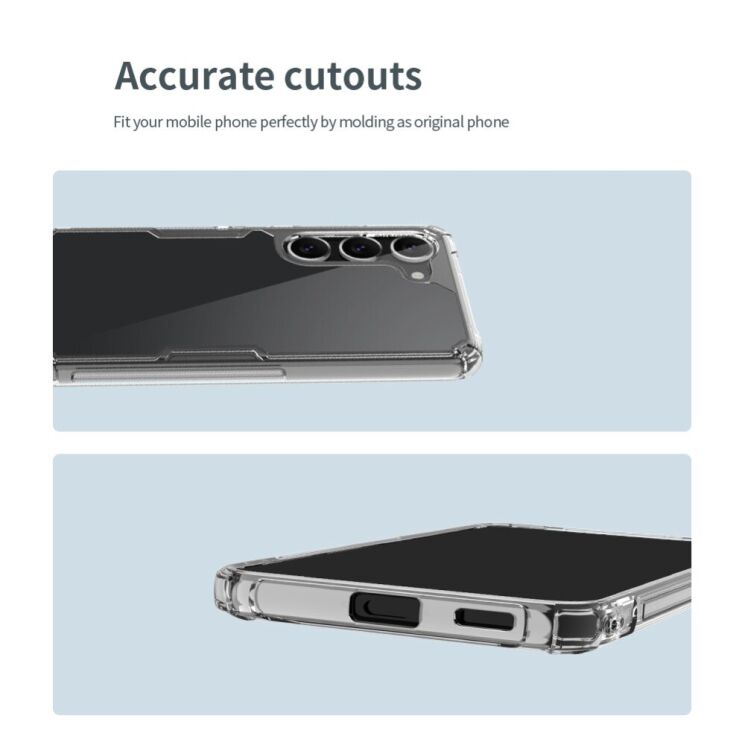 Силиконовый чехол NILLKIN Nature TPU Pro для Samsung Galaxy S23 - Transparent: фото 17 из 20