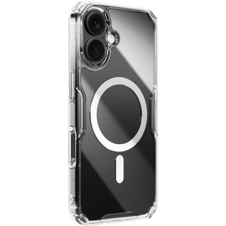 Силиконовый чехол NILLKIN Nature TPU Pro Magnetic для Apple iPhone 16 Plus - Transparent: фото 3 из 13