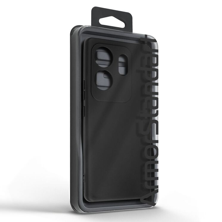Силиконовый (TPU) чехол ArmorStandart Matte Slim Fit для Infinix Zero 30 - Black: фото 5 из 5