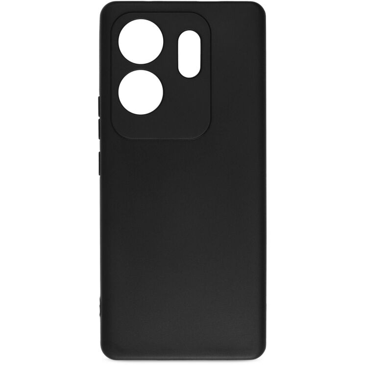 Силиконовый (TPU) чехол ArmorStandart Matte Slim Fit для Infinix Zero 30 - Black: фото 1 из 5