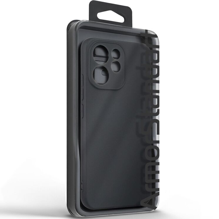 Силіконовий (TPU) чохол ArmorStandart Matte Slim Fit для OPPO Reno 15 F/FS - Black: фото 3 з 5