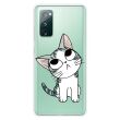 Силиконовый (TPU) чехол Deexe Pretty Glossy для Samsung Galaxy S20 FE (G780) - Cats (251749N)