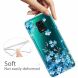Силиконовый (TPU) чехол Deexe Pretty Glossy для Xiaomi Redmi Note 9 Pro / Note 9 Pro Max / Note 9s - Blue Flowers (265526S). Фото 4 из 5