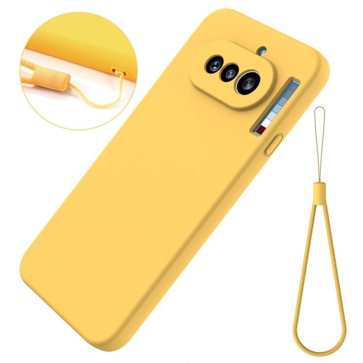 Силіконовий (TPU) чохол Deexe Silicone Case для Nothing Phone (4a) - Black: фото 8 з 9