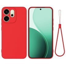 Силіконовий (TPU) чохол Deexe Silicone Case для OPPO Reno 15 Pro - Red: фото 1 з 9