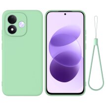 Силиконовый (TPU) чехол Deexe Silicone Case для Xiaomi Redmi Note 17 (4G/5G) - Green: фото 1 из 9