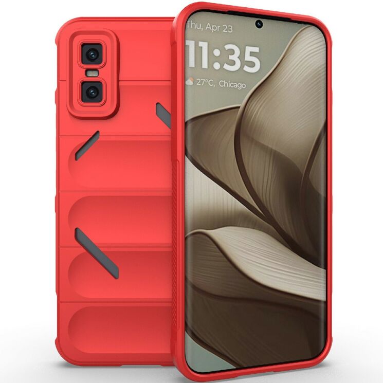 Силіконовий (TPU) чохол Deexe Terra Case для Infinix GT 30 Pro - Red: фото 1 з 5