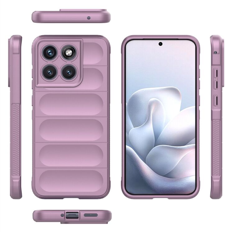 Силиконовый (TPU) чехол Deexe Terra Case для Motorola Edge 70 Fusion - Light Purple: фото 5 из 5