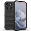 Силиконовый (TPU) чехол Deexe Terra Case для Motorola Edge 70 Fusion - Black (409512B)