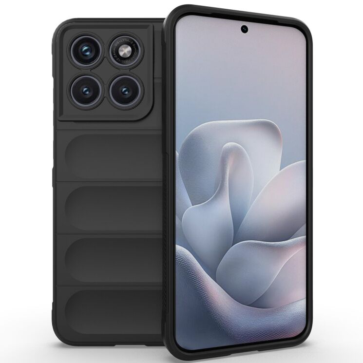 Силиконовый (TPU) чехол Deexe Terra Case для Motorola Edge 70 Fusion - Black: фото 1 из 6