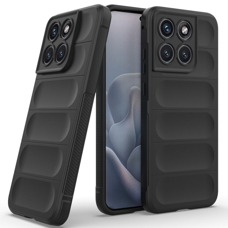 Силиконовый (TPU) чехол Deexe Terra Case для Motorola Edge 70 Fusion - Black: фото 2 из 6