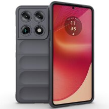 Силиконовый (TPU) чехол Deexe Terra Case для Motorola Signature - Dark Grey: фото 1 из 5