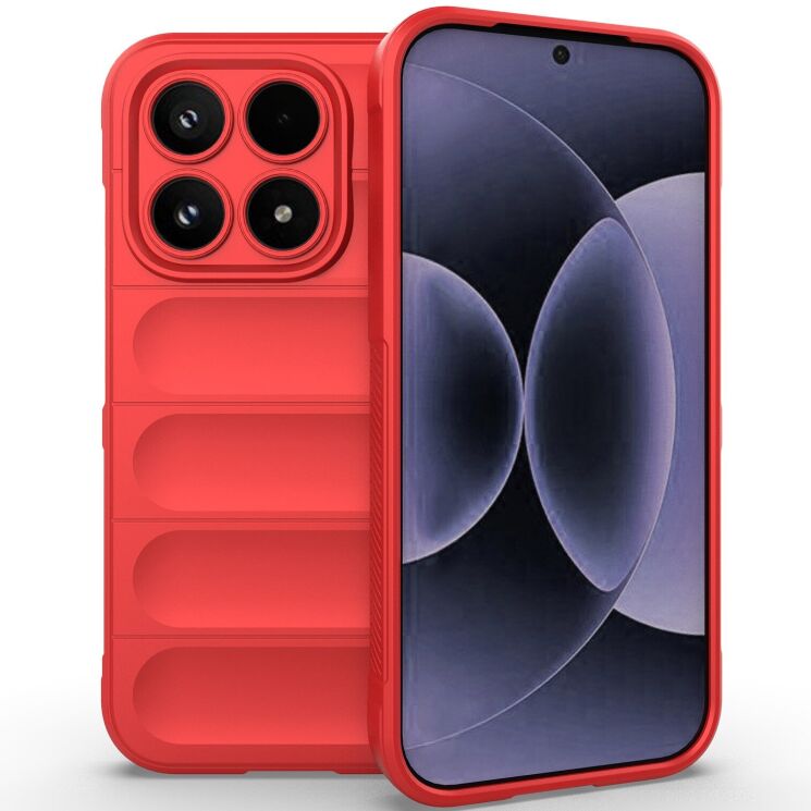Силиконовый (TPU) чехол Deexe Terra Case для Xiaomi 17 - Red: фото 1 из 7