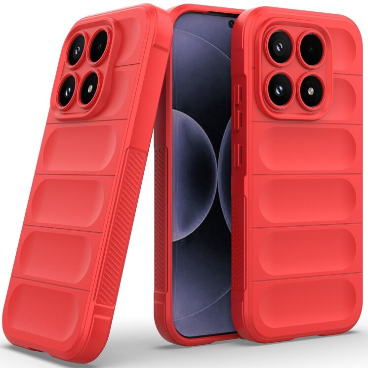 Силиконовый (TPU) чехол Deexe Terra Case для Xiaomi 17 - Red: фото 2 из 7