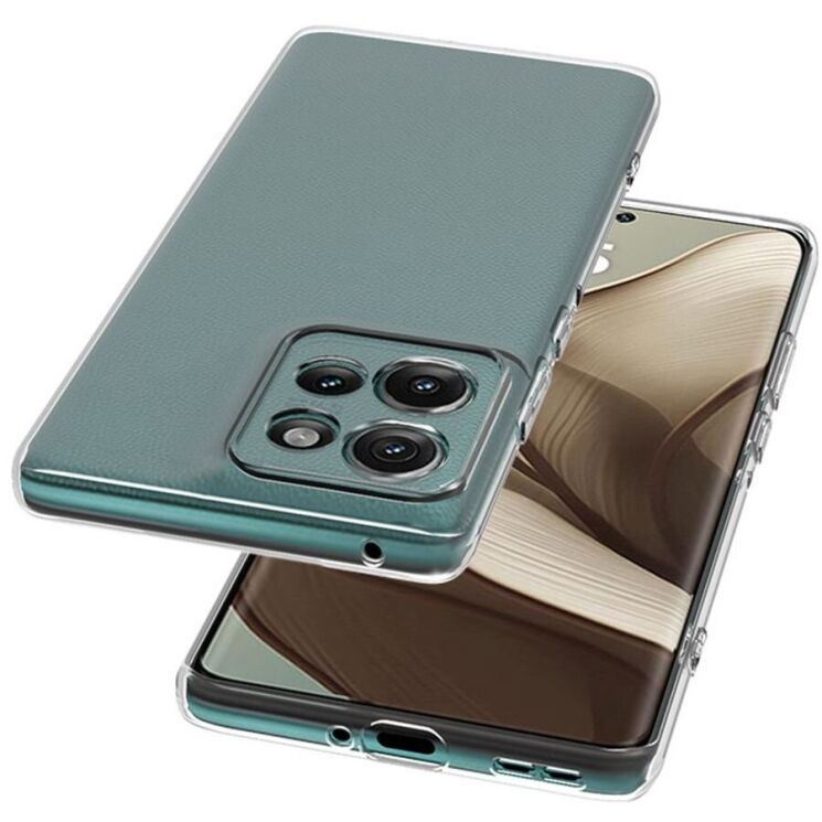 Силиконовый (TPU) чехол Deexe UltraThin для Motorola Edge 50 - Transparent: фото 3 из 5